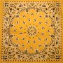 Gold Paisley Bandana
