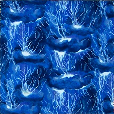 Blue Lightning Custom Bandanna
