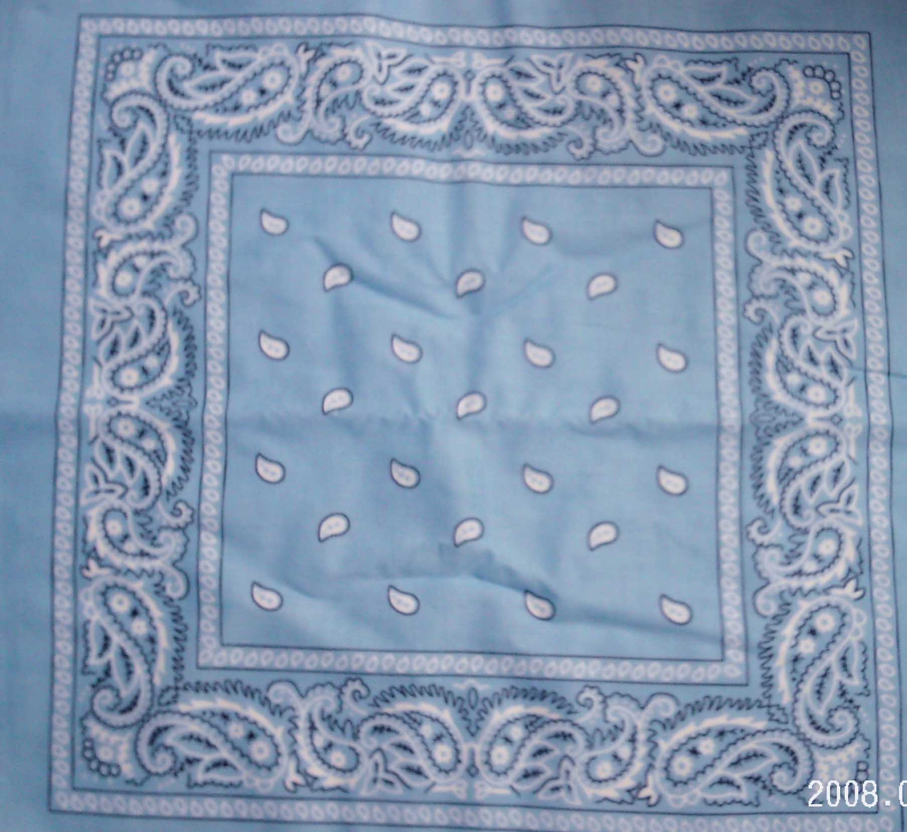 Lt. Blue Teardrop Bandana