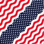 Wavy US Flag Bandanas