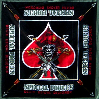 Special Forces Skull Specialty Bandanas